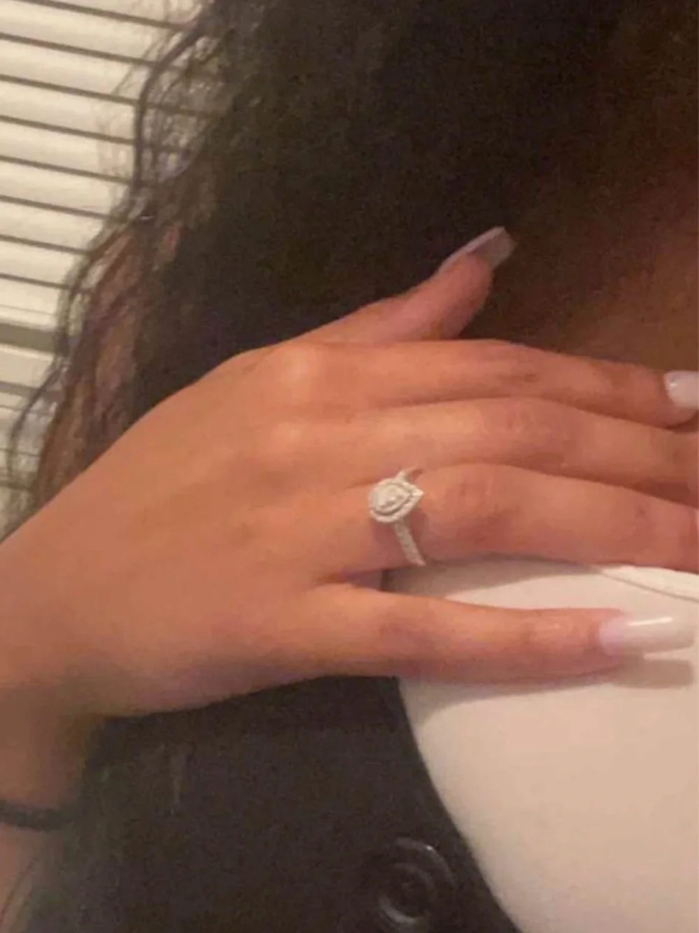 Pear Diamond Ring